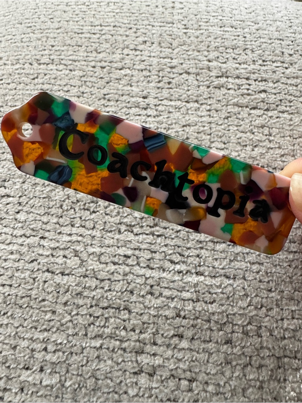 Coachtopia Multicolor Hang Tag